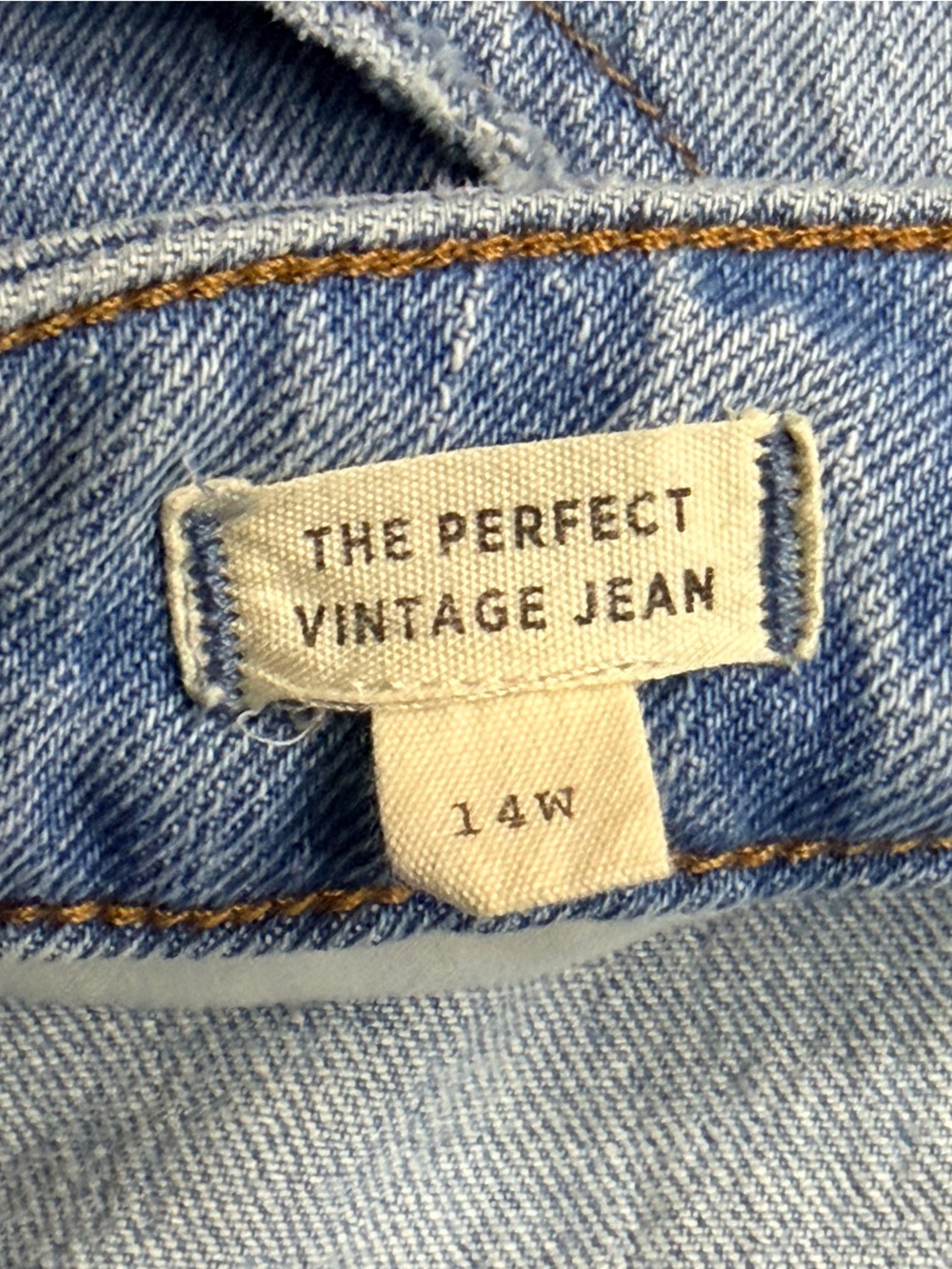 Madewell The Perfect Vintage Jean | Size 14W Petite Short - Picture 4 of 5